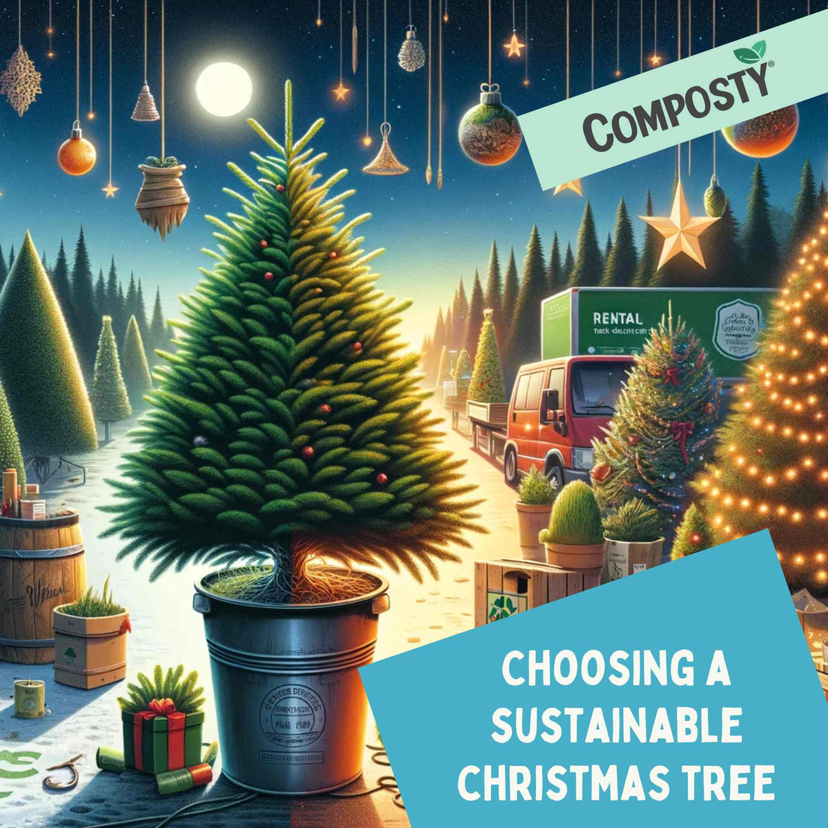 EcoFriendly Festivities Choosing a Sustainable Christmas Tree Composty