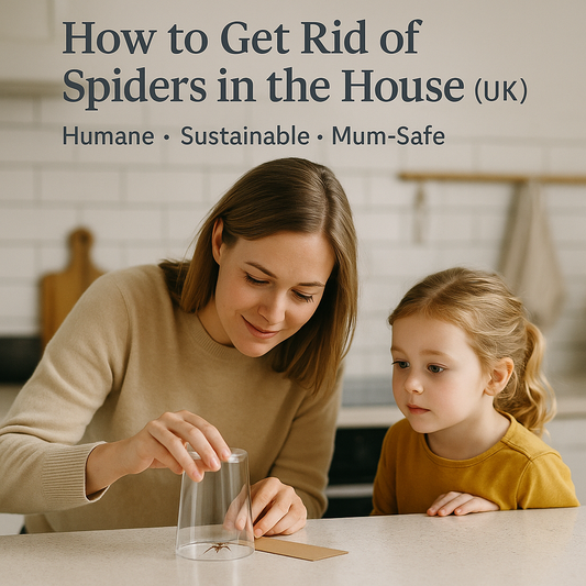 How to Get Rid of Spiders in the House (UK) — Humanely & Sustainably