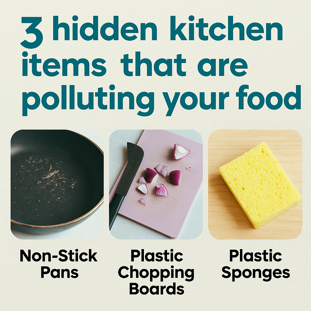 3 Hidden Kitchen Items That Are Polluting Your Food (And Your Body)
