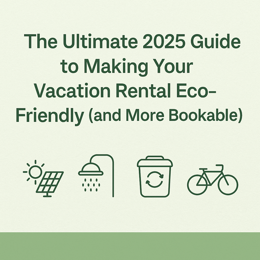 The Ultimate 2025 Guide to Making Your Holiday Rental Eco-Friendly (and More Bookable)