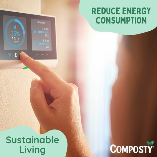Easy Ways to Reduce Energy Consumption and Save Money: A Sustainable Living Guide for the cost of living crisis. - Composty