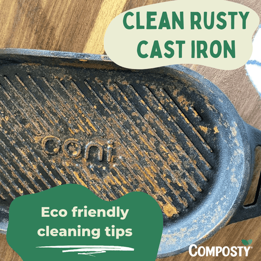 Eco-Friendly Ways to Remove Rust from Cast Iron Pans and Cookware - Composty