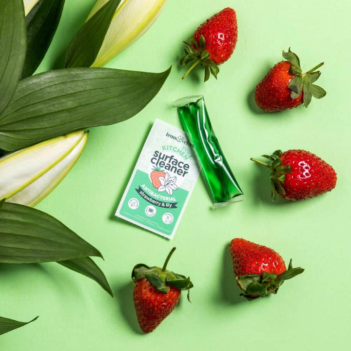 Iron & Velvet Kitchen Antibac Surface Cleaner Refill — Strawberry & Lily