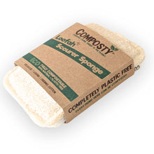 Load image into Gallery viewer, Composty® | All-in-One Loofah Scourer Eco Sponges
