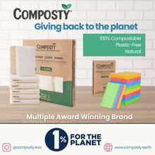 Load image into Gallery viewer, Composty® | All-in-One Loofah Scourer Eco Sponges
