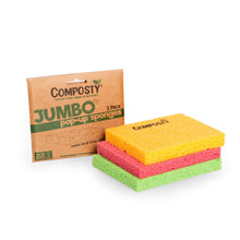 Load image into Gallery viewer, Composty® | JUMBO &#39;Pop-Up&#39; Sponges | 3 Multipack - Composty
